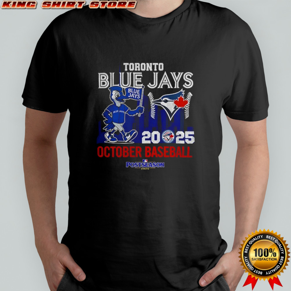 Toronto Blue Jays October Baseball City Skyline Postseason 2025 shirt