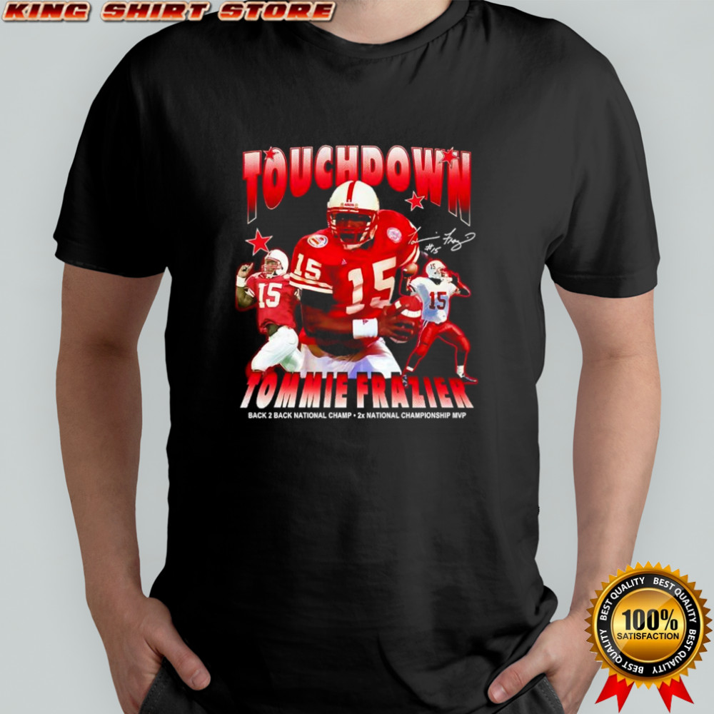 Touchdown Tommie back 2 back National Champs signature shirt