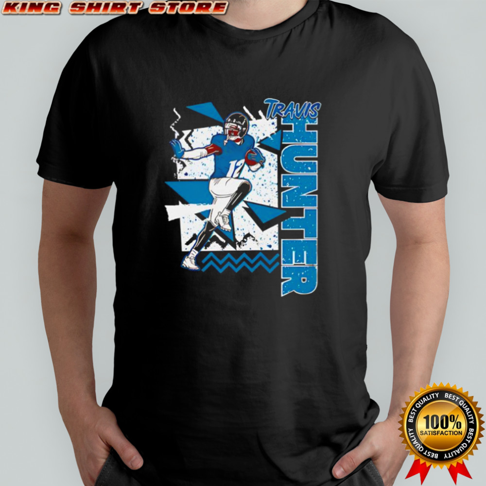 Travis Hunter Jacksonville Jaguars retro graphic shirt