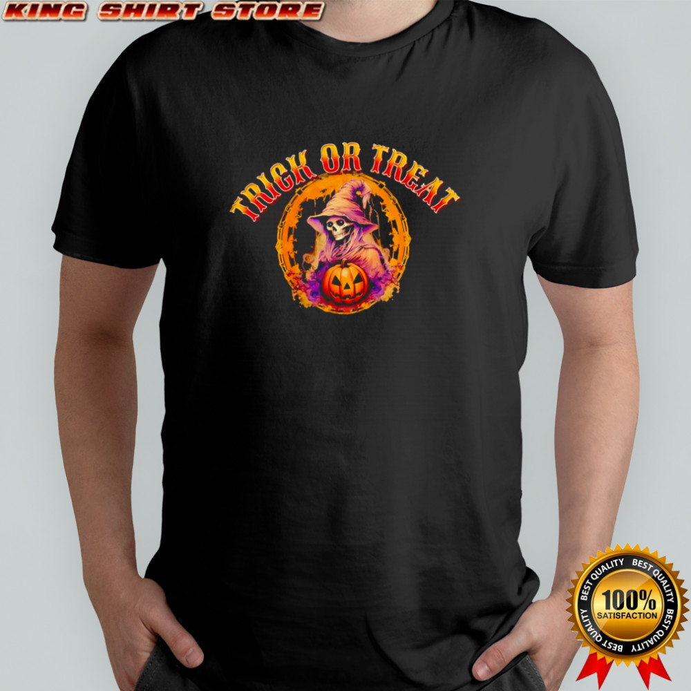Trick or Treat halloween death shirt
