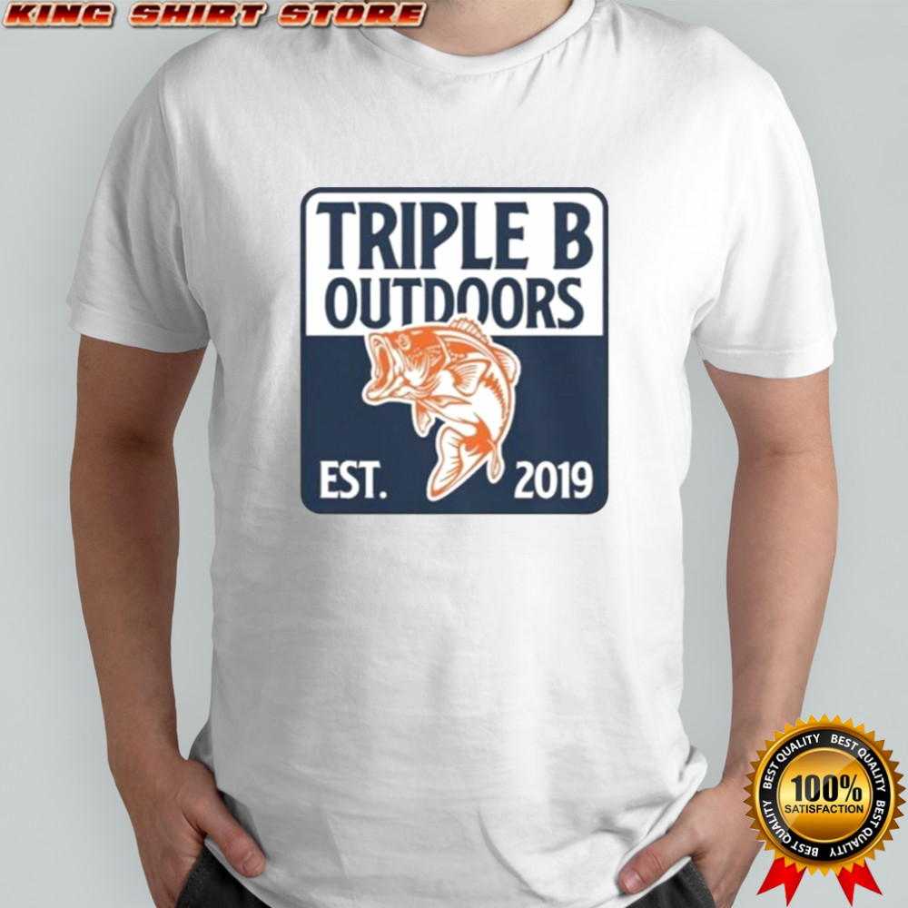 Triple B Outdoors Bass Fishing Est 2019 T-Shirt