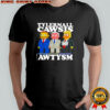 Tylernall Cawsis Awtysm Warning Do Not Hug caricature shirt