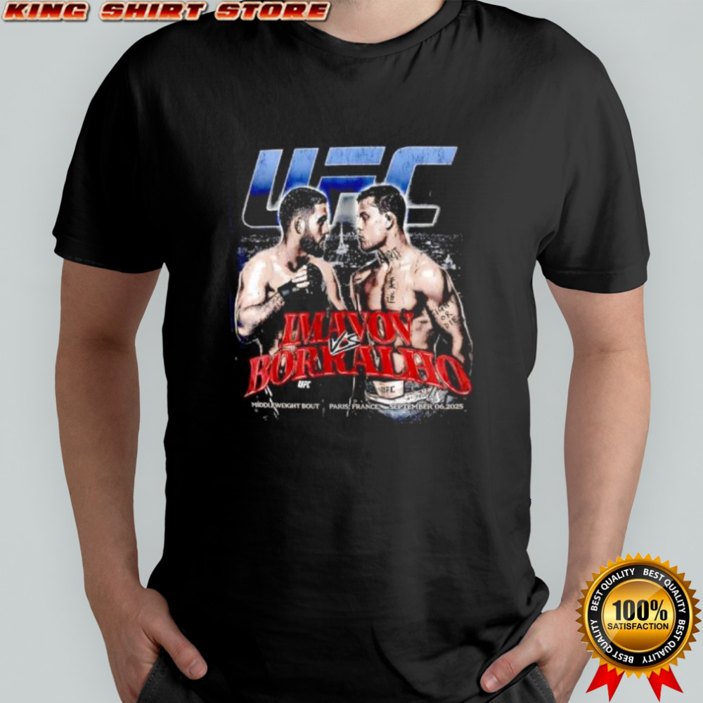 UFC Paris Imavov vs Borralho 2025 shirt
