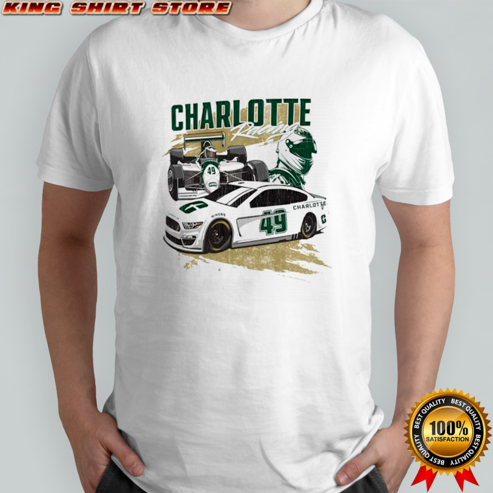 UNC Charlotte Racing Car shirt