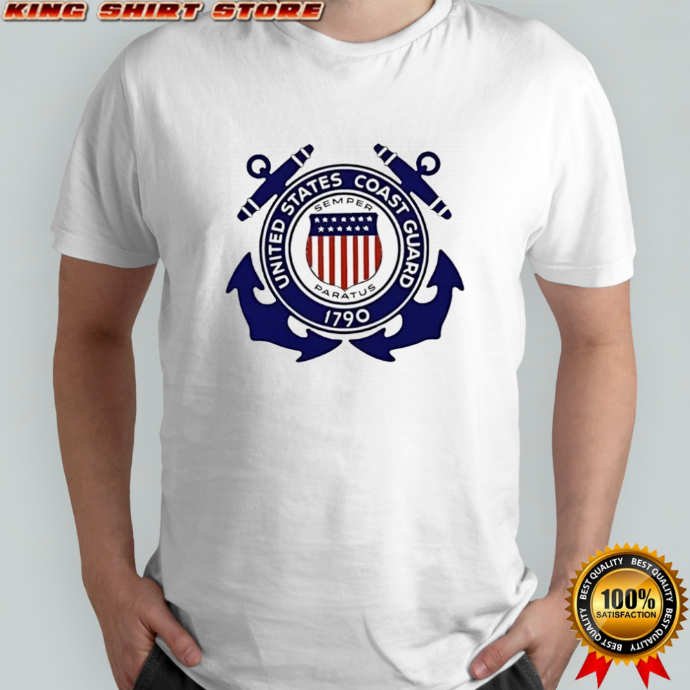 United States Coast Guard Semper Paratus 1790 logo shirt
