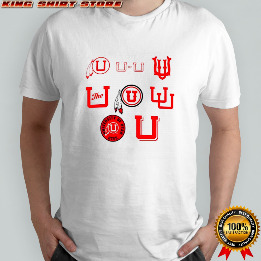 Utah University Brand history logo shirt