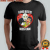 Vampire love bites kiss cam parody Halloween shirt