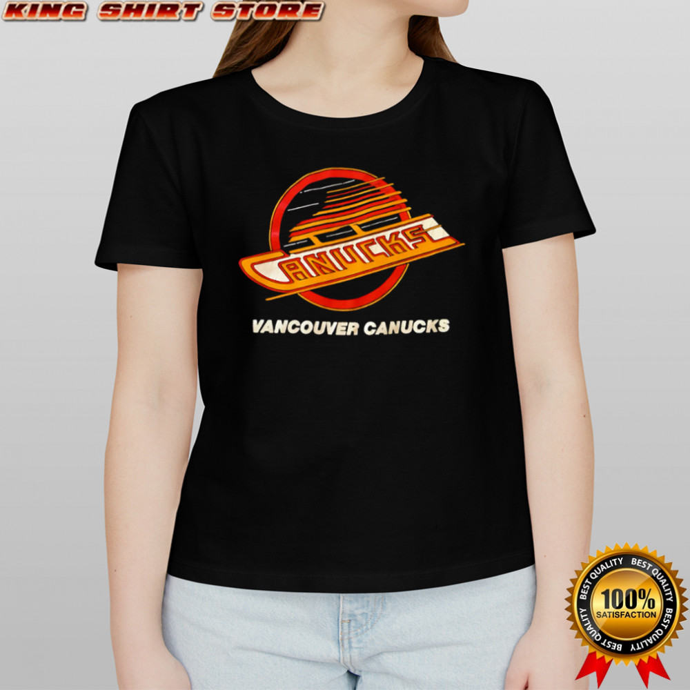 Vancouver Canucks Retro V-Logo Hockey Graphic shirt