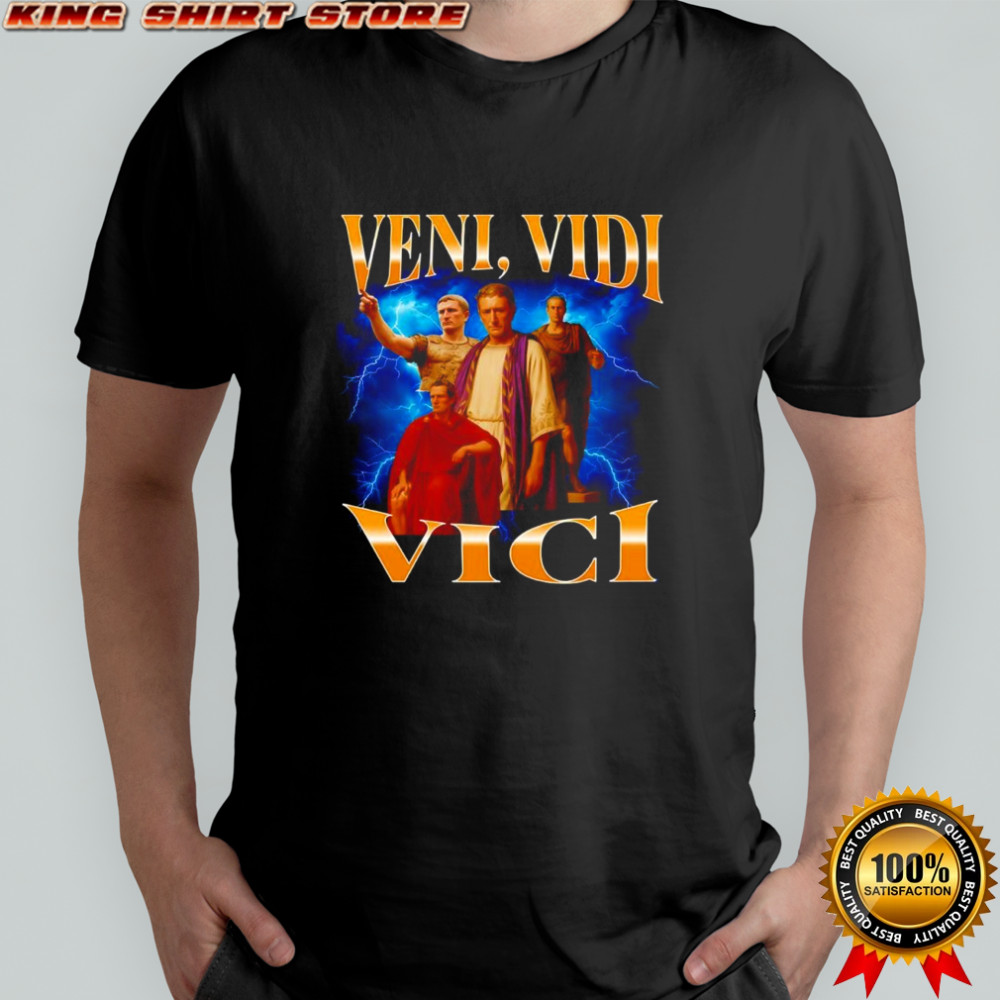 Veni Vidi Vici Julius Caesar graphic shirt