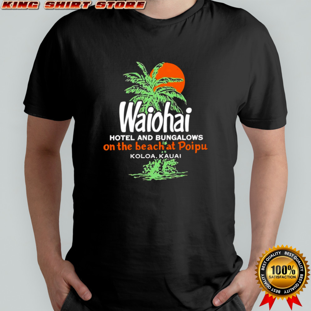 Waiohai Hotel and Bungalows Kauai Hawaii vintage shirt