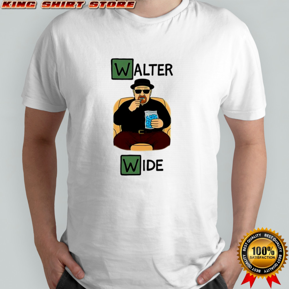 Walter Wide White Breaking Bad caricature shirt