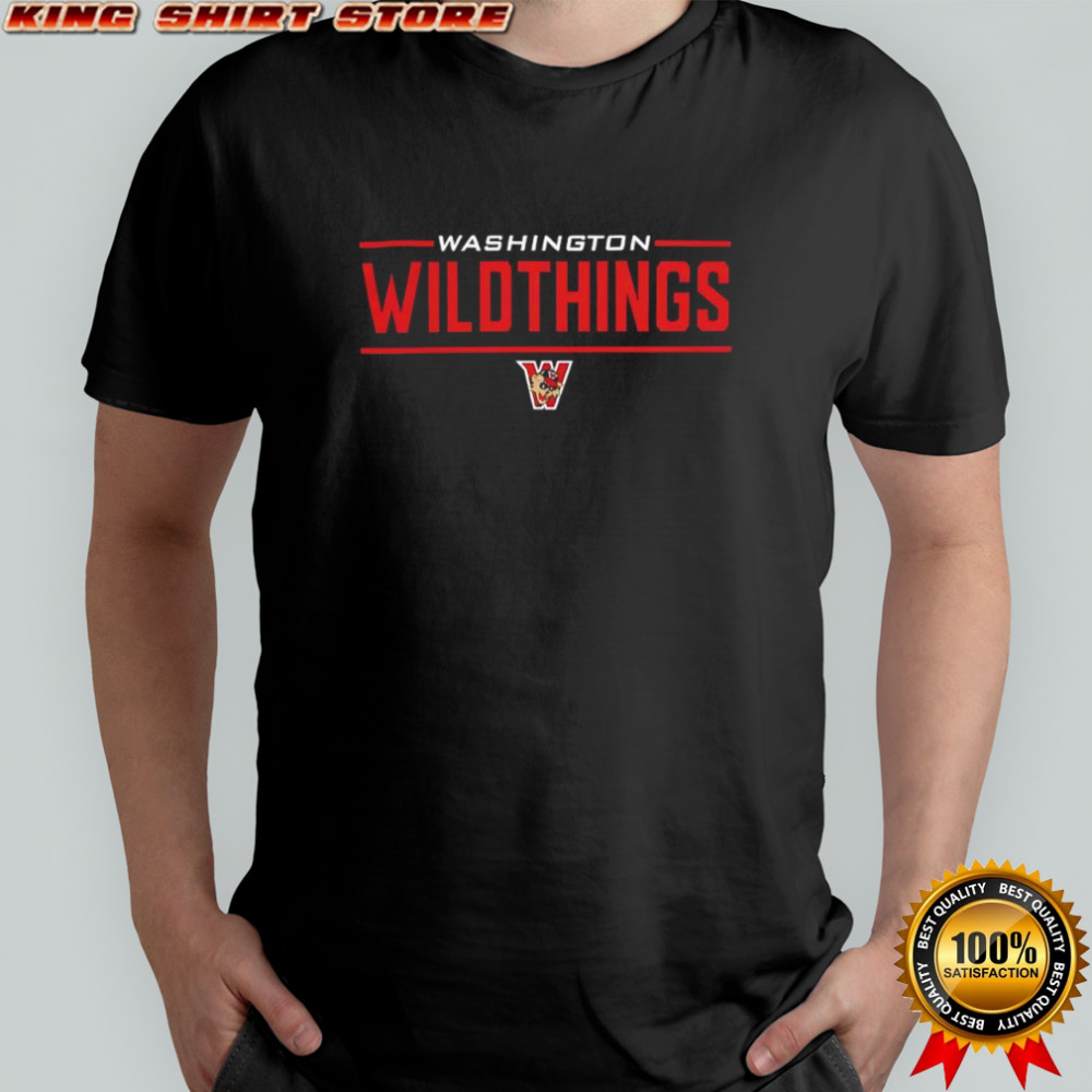 Washington Wild thing logo baseball shirt