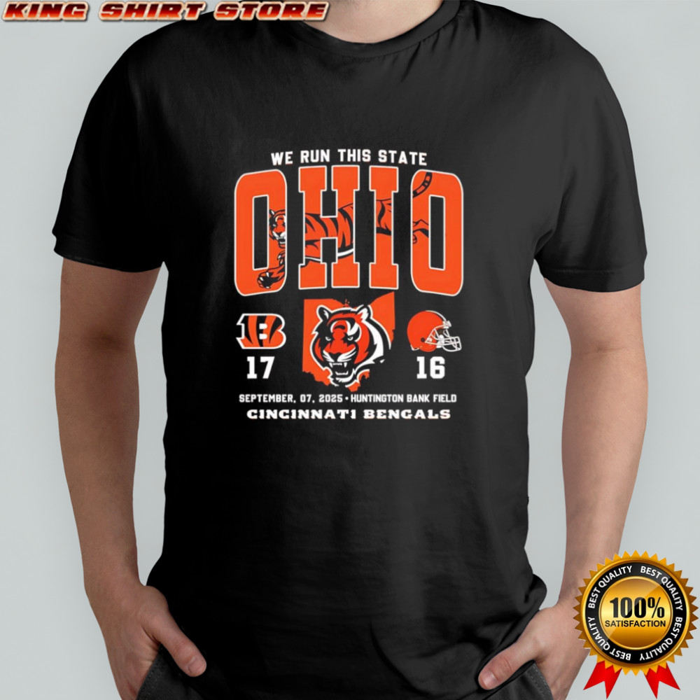 We run this State Ohio Cincinnati Bengals shirt