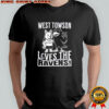 West Towson Loves The Ravens mascots shirt