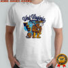 West Virginia University mountaineers throwback retro badge script shirt