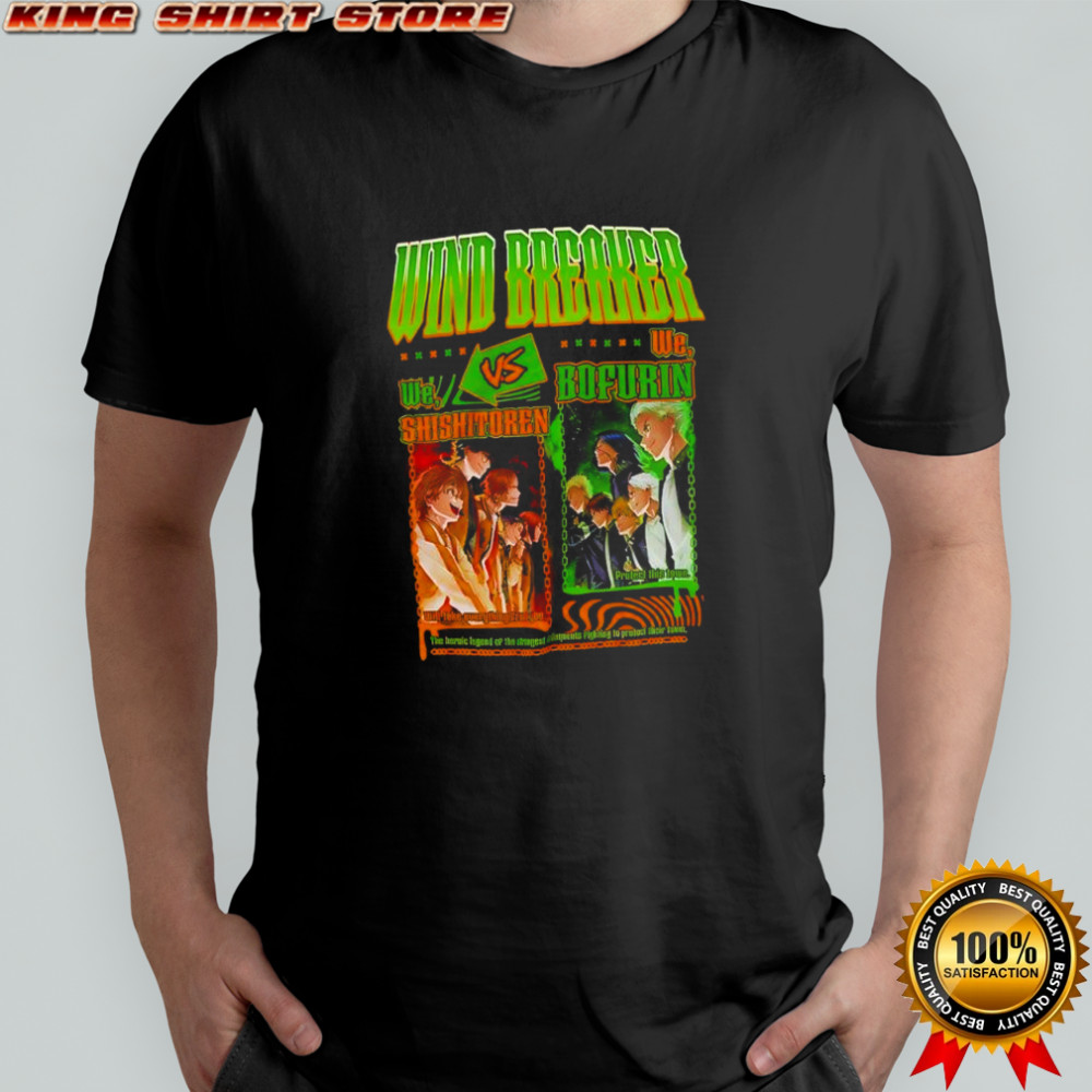 Wind Breaker Shishittoren vs Bofurin shirt