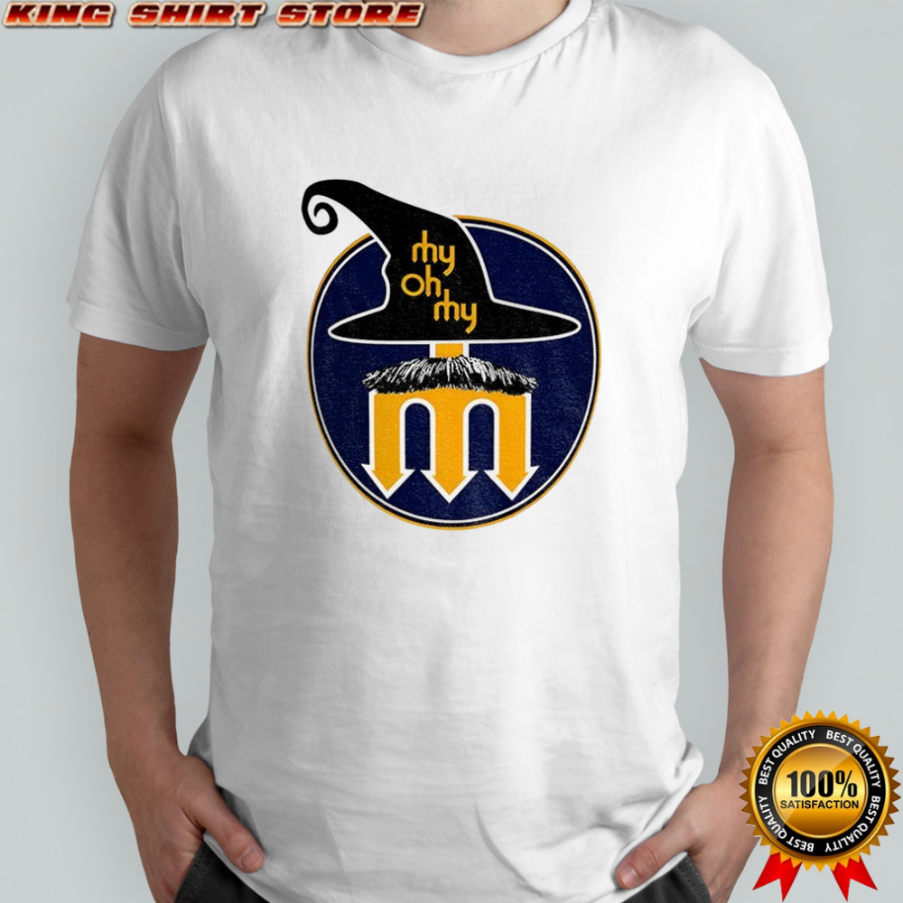 Witch Mustache Magic Cal Raleigh MLB Seattle baseball shirt