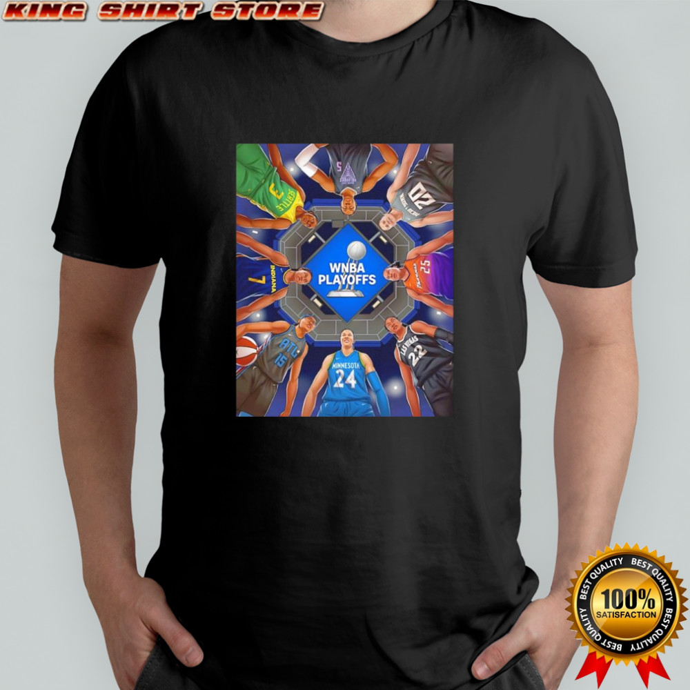 WNBA 2025 Playoffs 8 teams graphic shirt