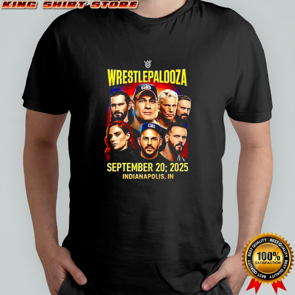 Wrestlepalooza September 20 2025 Indianapolis IN shirt
