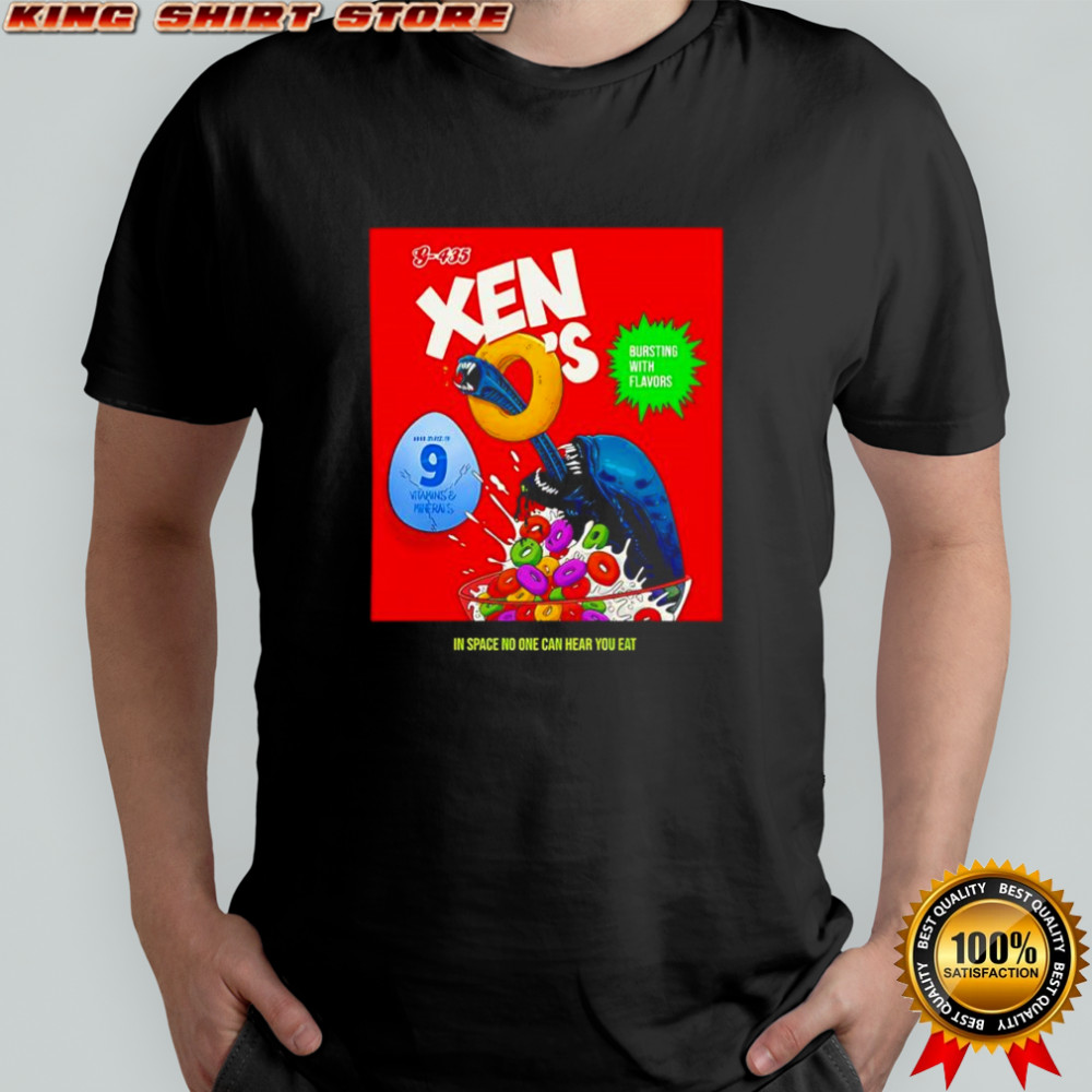 Xeno’s in space no one can hear you eat bursting with flavors alien shirt