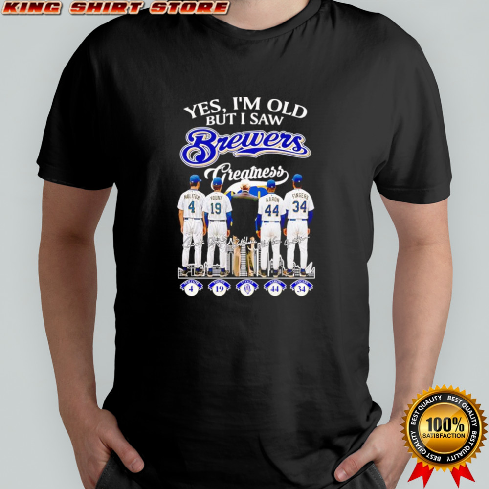 Yes I’m old but I saw Brewers greatness players signature shirt