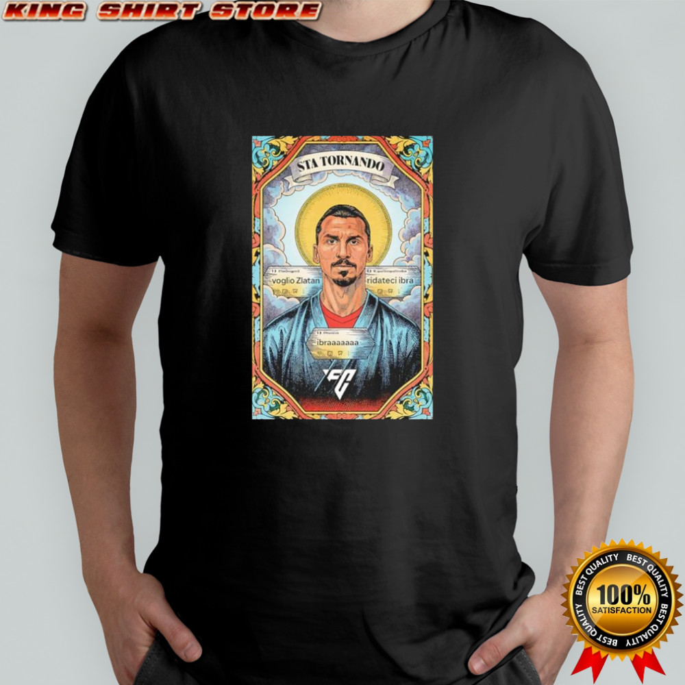 Zlatan Ibrahimović Sta Tornando card shirt