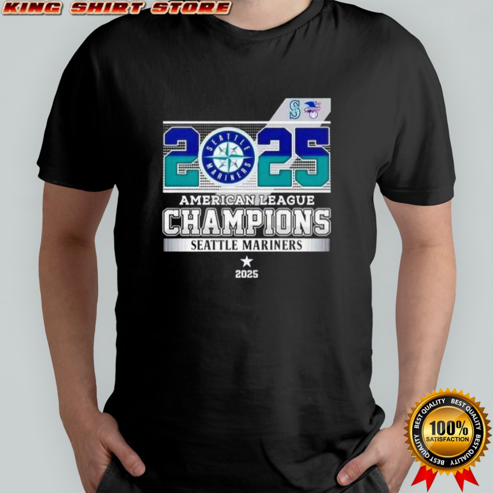2025 American League Champions Seattle Mariners Graphic T-Shirt 2025 American League Champions Seattle Mariners Graphic T-Shirt