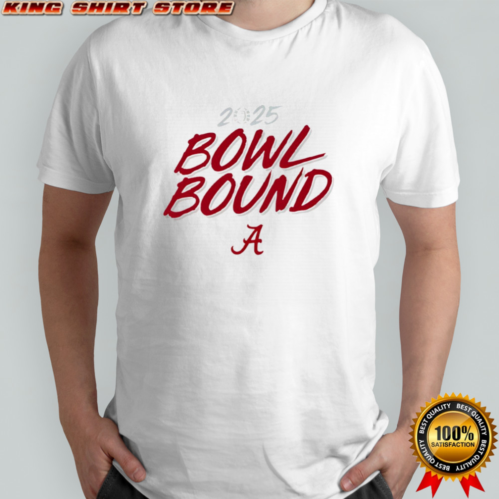 2025 Bowl Bound Alabama Football logo shirt