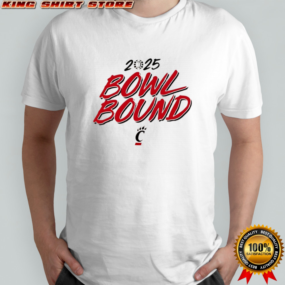2025 Bowl Bound Cincinnati Bearcats logo shirt