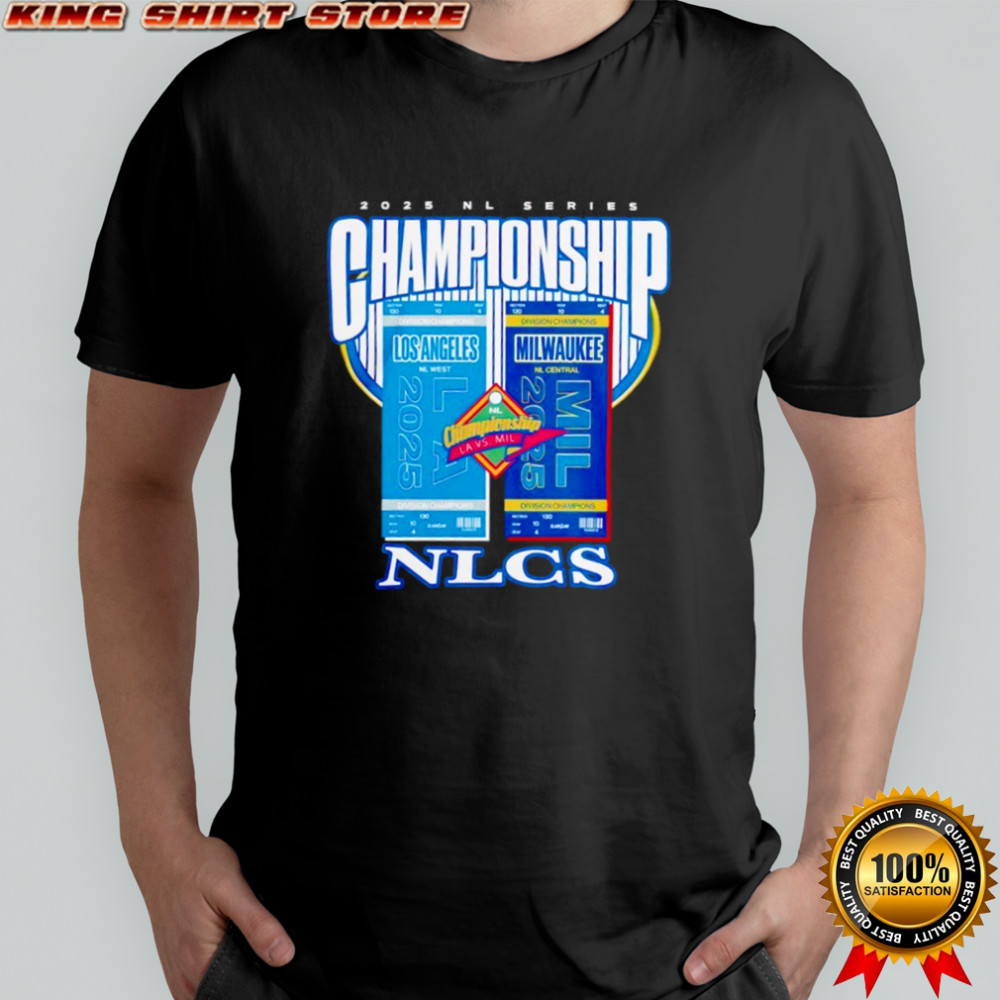 2025 NLCS Los Angeles Dodgers vs Milwaukee Brewers Matchup shirt