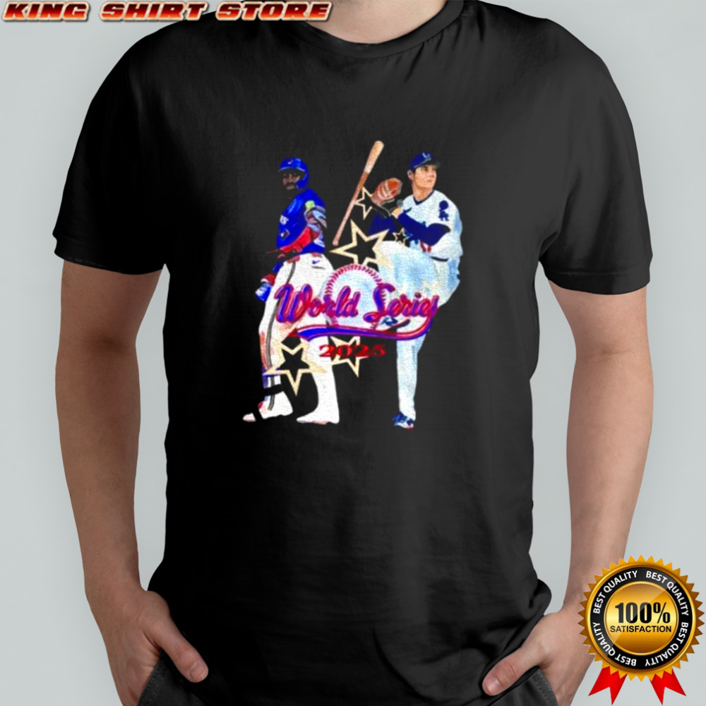 2025 World Series Vladdy Guerrero Jr. x Shohei Ohtani shirt
