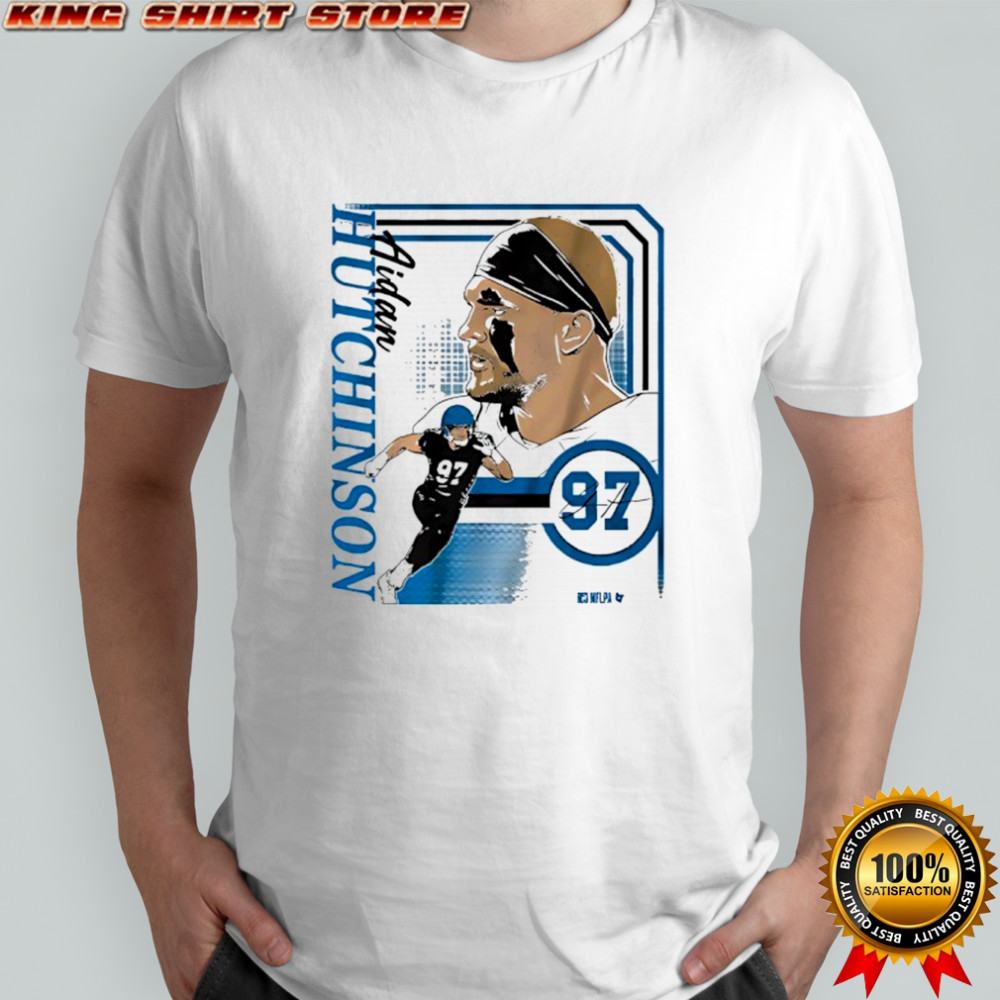 Aidan Hutchinson Collage Frame signature shirt