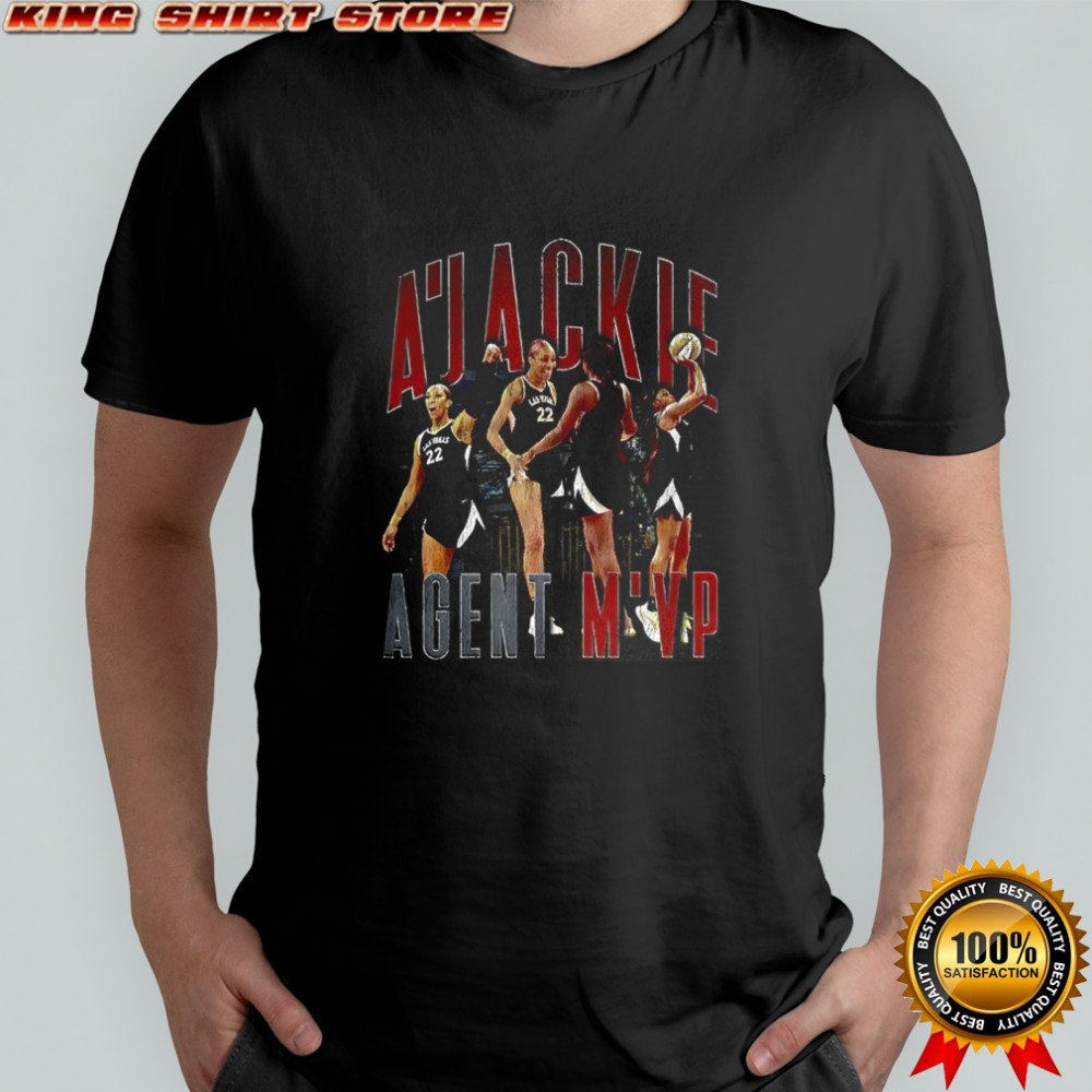 A’ja Wilson Las Vegas Aces basketball Agent M’VP shirt