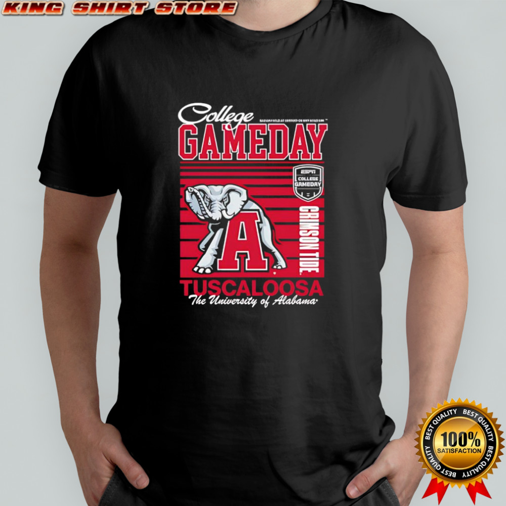 Alabama Crimson Tide mascot Tuscaloosa the University of Alabama College Gameday shirt