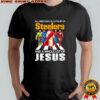 All i need today is a little bit of Pittsburgh Steelers and a whole lot of Jesus Marvel superheroes shirt