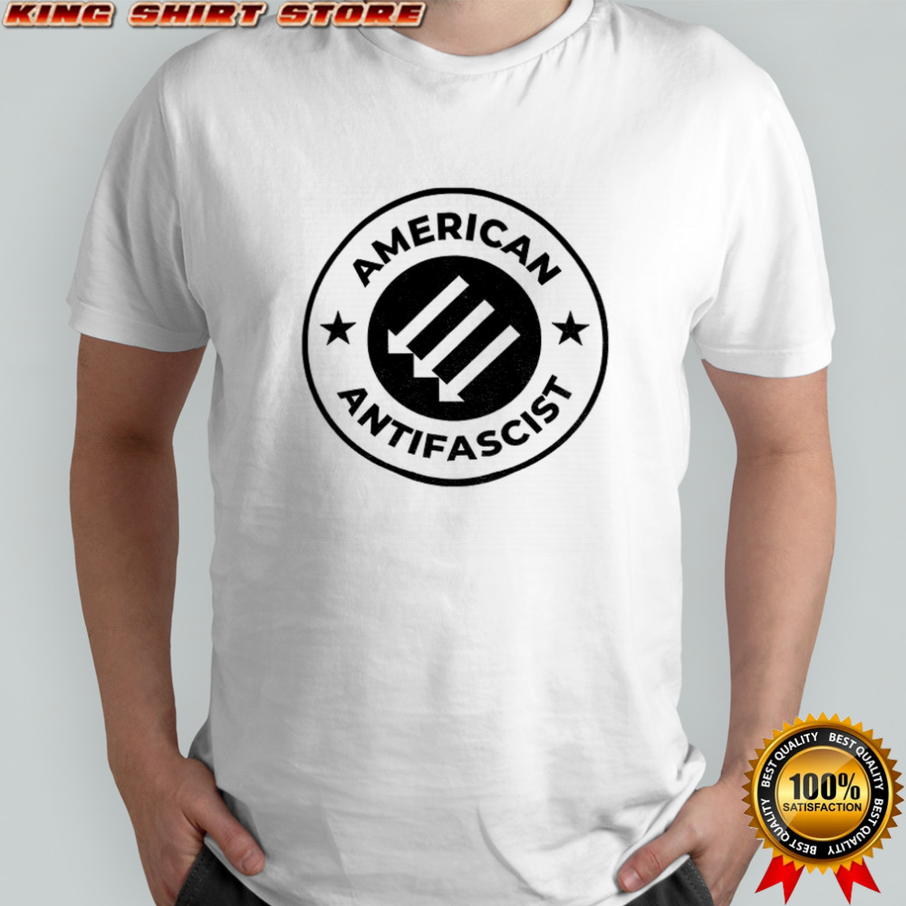 American antifascist three arrows symbol political shirt