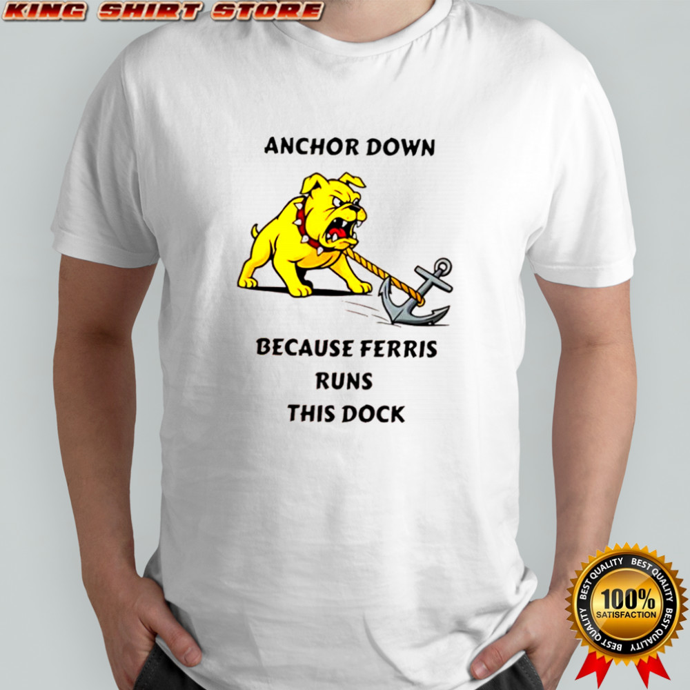 Anchor Down Because Ferris Runs This Dock shirt