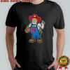Andrew Whitworth Ryan Fitzpatrick Wearing Nebraska Huskers Herbie Mark Mascot T-Shirt