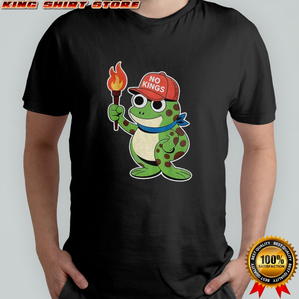 Anti-ICE Frog No Kings Portland Protest Vintage shirt