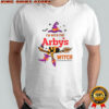 Arby’s I’m With The Witch She Has Me Under Her Spell Halloween T-Shirt