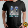 Athletes of DK Metcalf Seattle Seahawks vs Trevone Boykin Seattle Mariners signatures shirt
