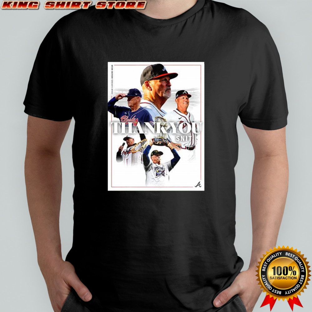 Atlanta Braves thank you Gracias Snit shirt
