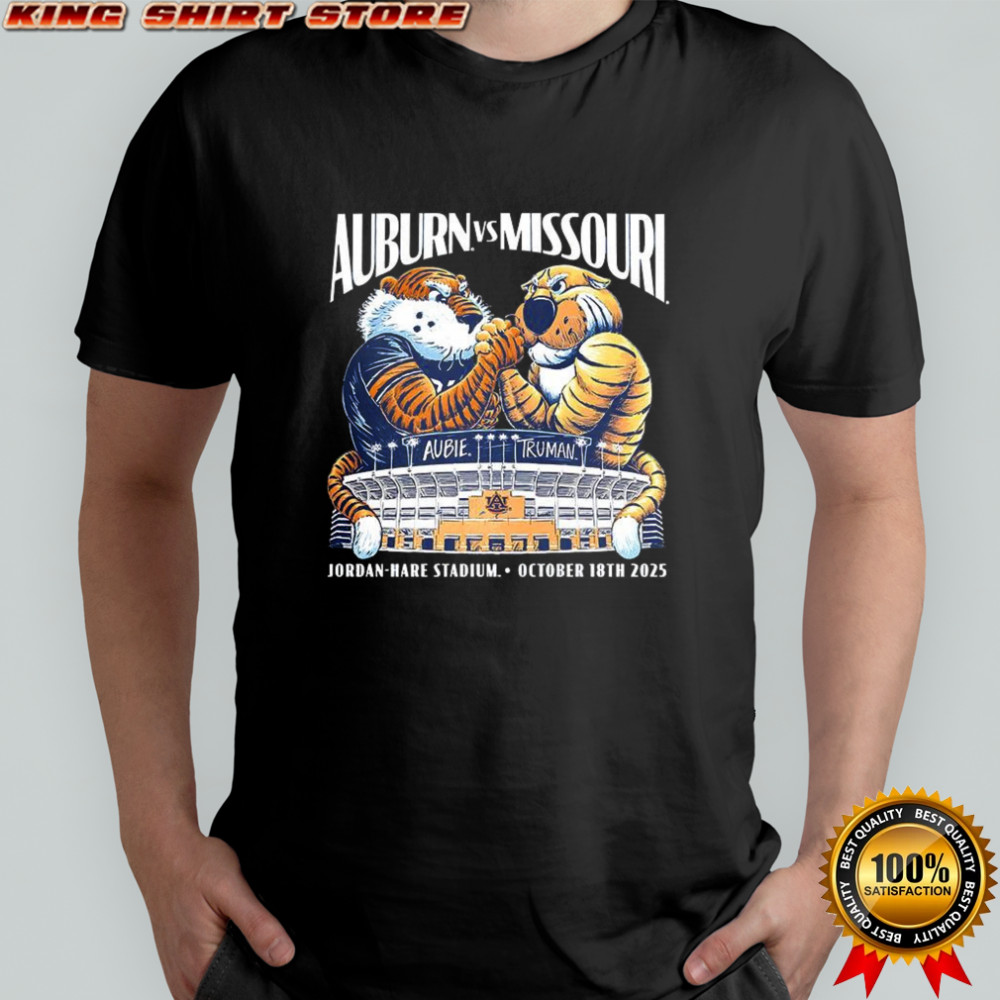 Auburn vs. Missouri 2025 Jordan-Hare Stadium shirt