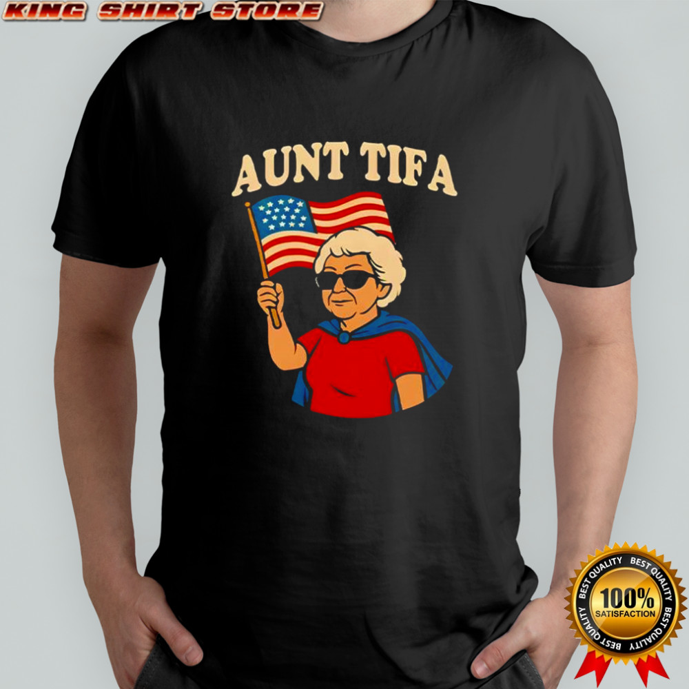 Aunt Tifa USA Flag Shirt