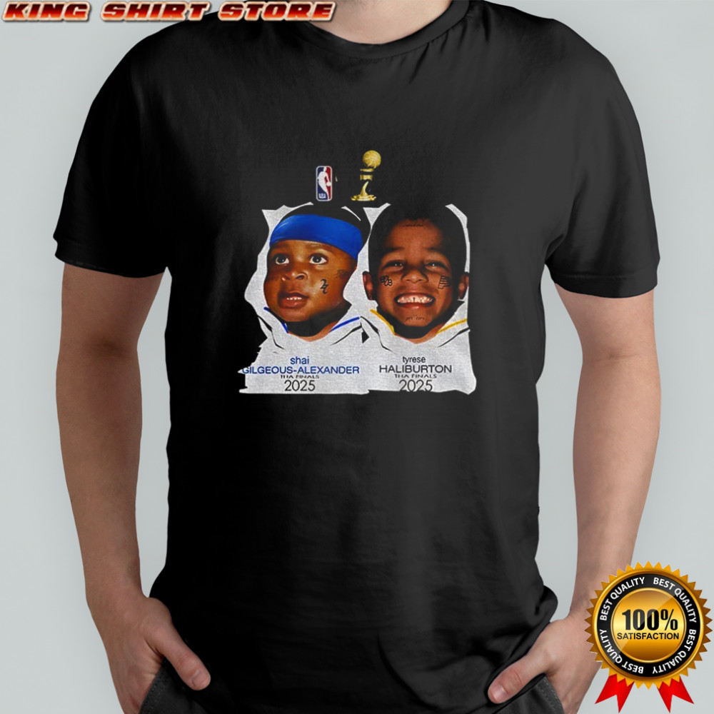 Baby Shai Gilgeous-Alexander x Tyrese Haliburton NBA Finals 2025 shirt