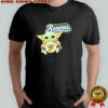 Baby Yoda with Savannah Bananas baseball team shirt