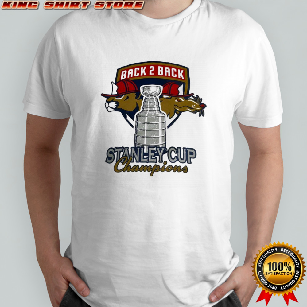 Back 2 Back Florida Panthers Stanley Cup champions logo shirt