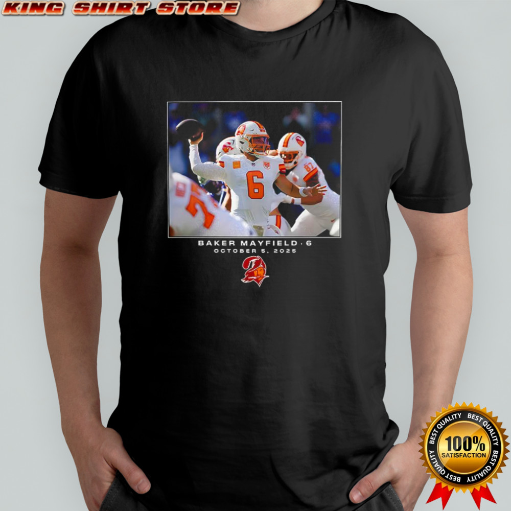 Baker Mayfield Tampa Bay Buccaneers NFL week 5 2025 moment shirt