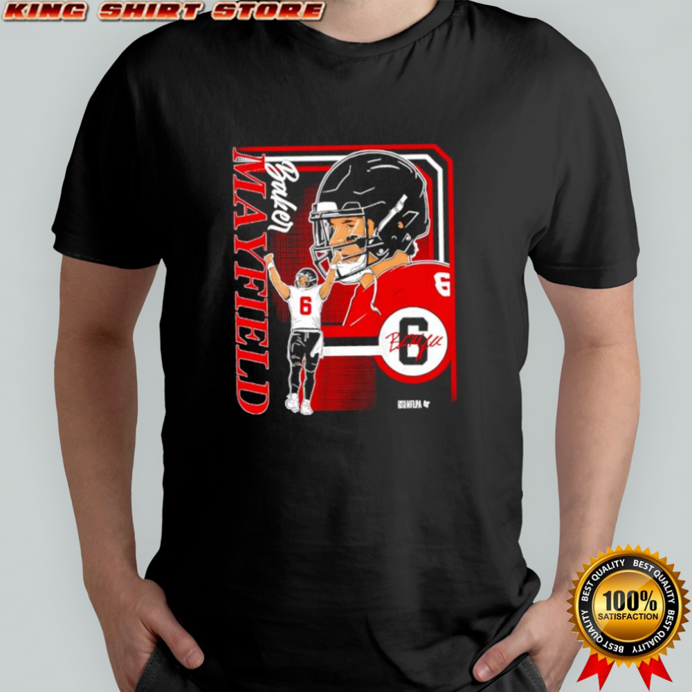 Baker Mayfield Tampa Bay Retro Baller Collage Frame signature shirt