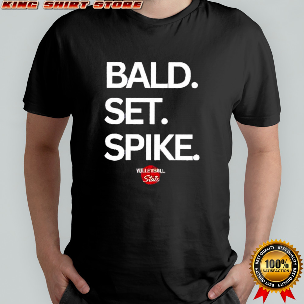 Bald Set Spike Yolleyball State logo shirt